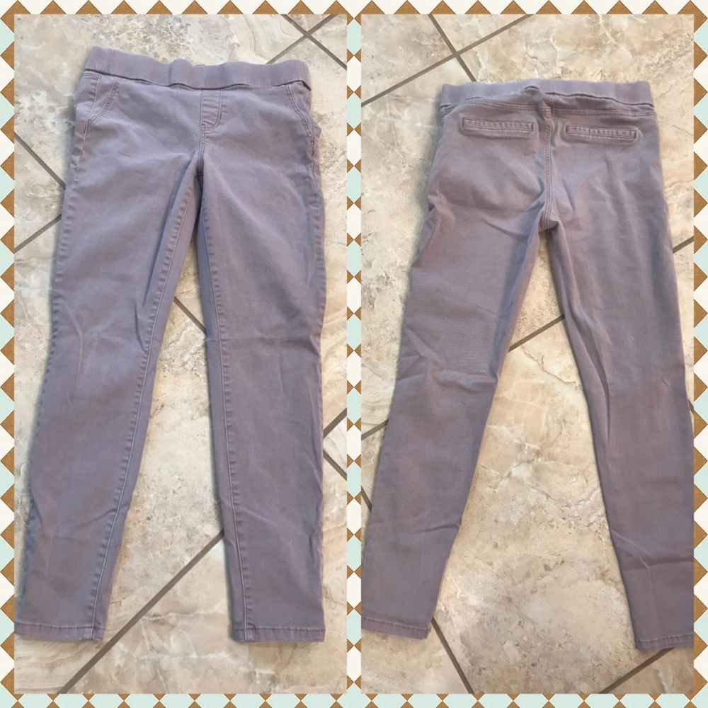 Liverpool mauve pull-on skinny jeans